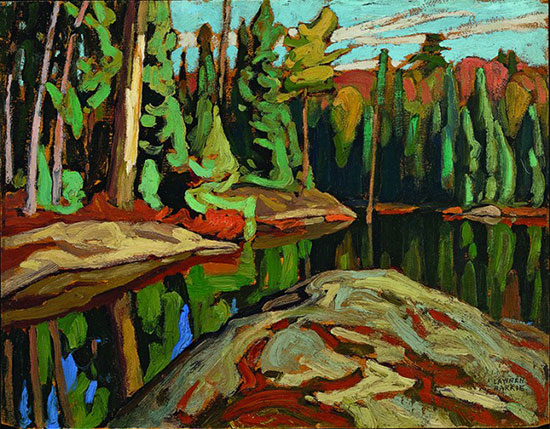 “Algoma” by Lawren S. Harris. Courtesy of McMichael Canadian Art Collection. Accompanies Sara Angel's article 