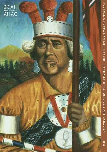 Cover of the Journal of Canadian Art History / Annales d'histoire de l'art Canadien Vol. 32, No. 2, 2011, featuring painting by Zacharie Vincent.