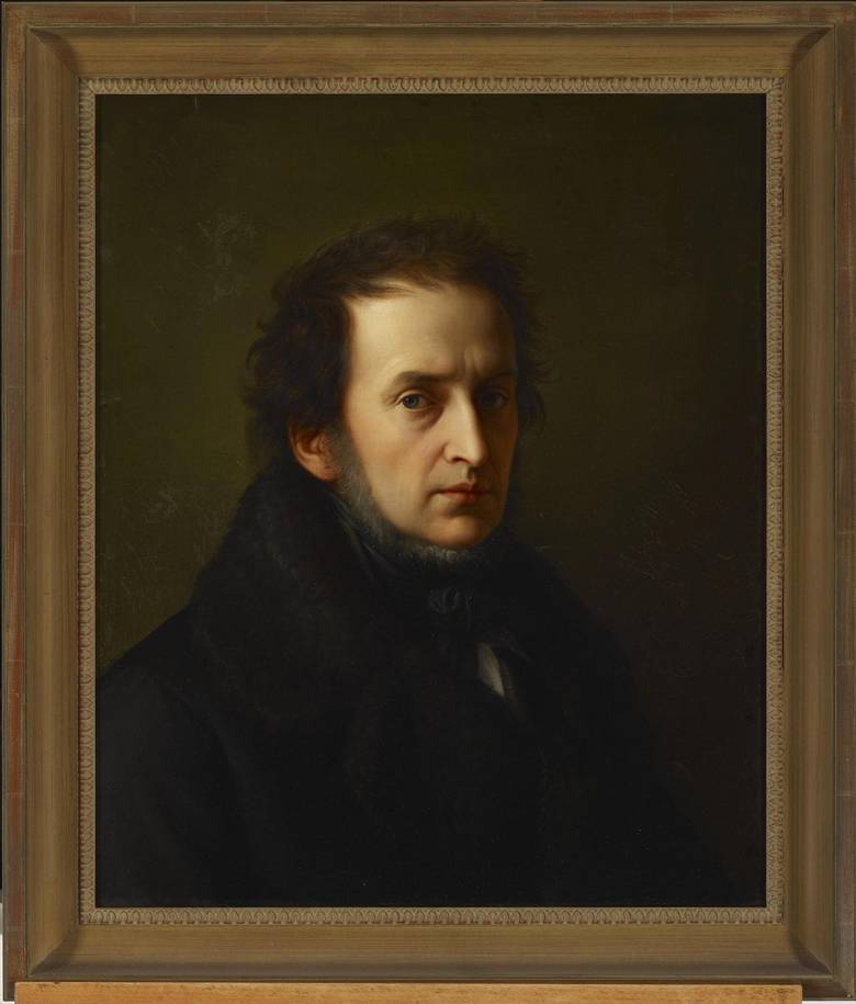 Wilhelm von Schadow (1788-1862) Self Portrait of the Artist Oil on canvas 59 x 43 cm Restituted December 2013