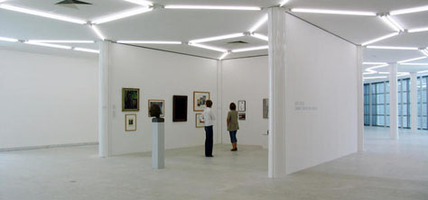 Installation image for Louis Jacob's retrospective, “Pictures at an Exhibition,” at the Museum of Contemporary Canadian Art. Accompanies Sara Angel's article 