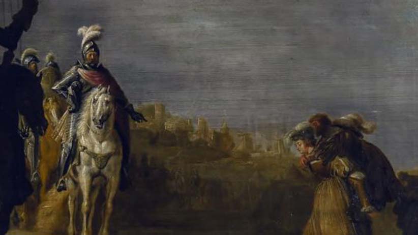 Women of Weinsberg by Gerrit Claesz Bleker (Dutch, 1592-1656), oil on canvas, 59 x 71cm. (Courtesy of the Max and Iris Stern Foundation)