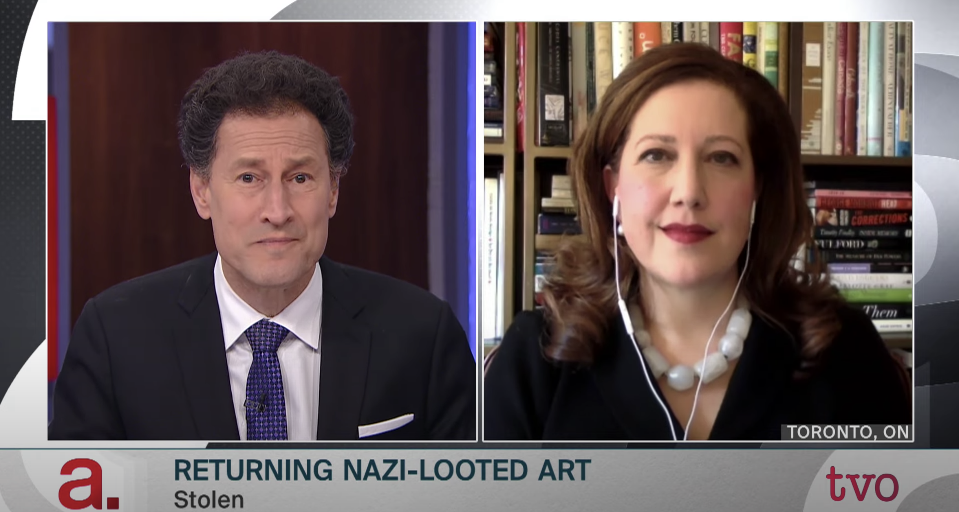 Sara Angel on The Agenda with Steven Paikin - Returning Nazi Looted Art